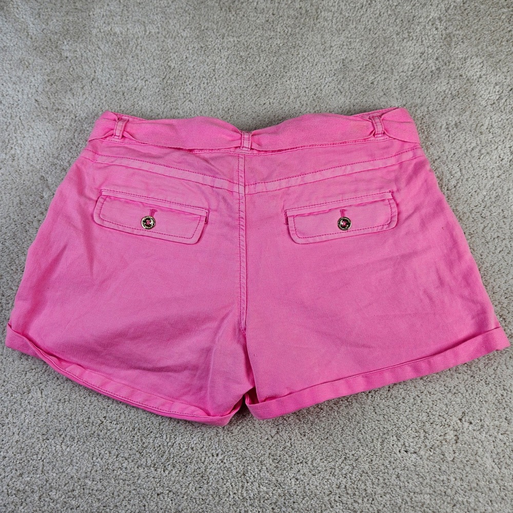 Women's‎ NWT's Y2K Juicy Couture Ultra Light Fuchsia Boyfriend Shorts Size 2 - Picture 5 of 7